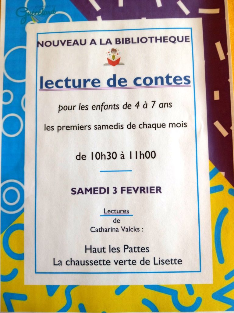 affiche lecture bibliotheque