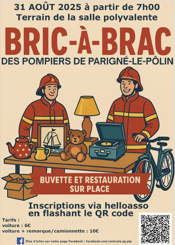 Bric a brac des pompiers plp